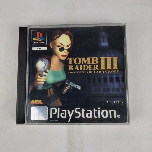 Tomb Raider III 3 complet Les aventures de Lara Croft pour PS1 Playstation 1 PAL jaquette FR - Jeux vidéo