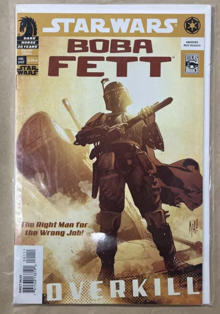 Boba Fett Overkill #1 Newsstand VF/NM Adam Hughes Star Wars Dark Horse 2006