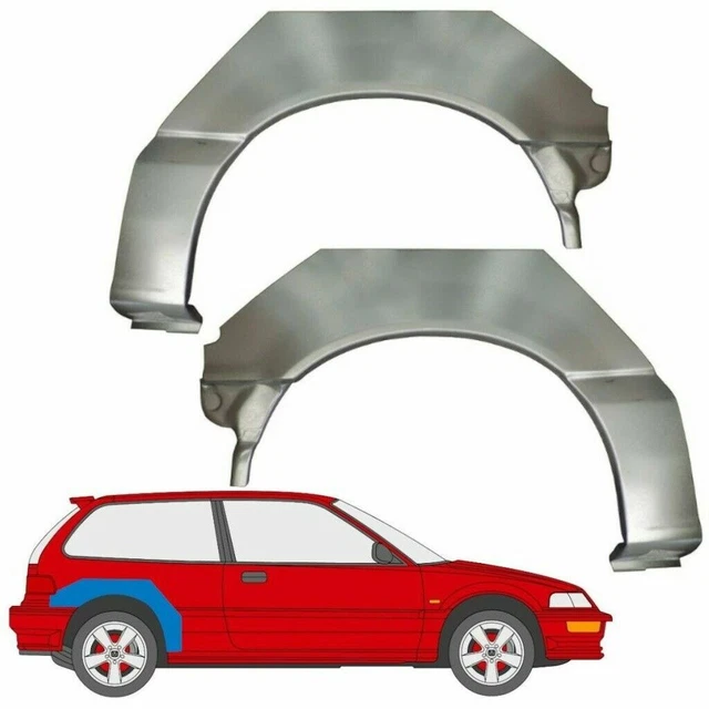 Tôles De Réparation Arrière Pour Honda Civic 3 Portes (1995-2001) - Paire Neuve