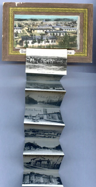 57. Moselle . souvenir du camp de Bitche. système de vues dépliantes