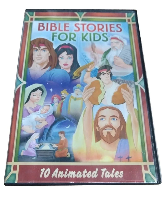 BIBLE STORIES FOR Kids: 10 Animated Tales (DVD, 2015, 2-Disc