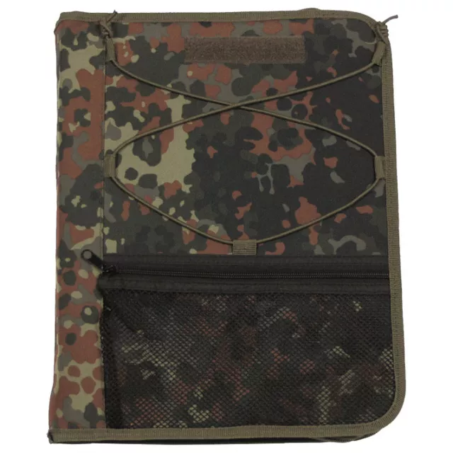 Militär Student Cadet Zip Up Taktische Schreiben Rs Karte Cover A4 Flecktarn Tar