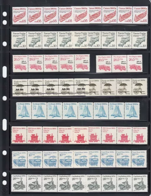 Lighthouse Vario 8S Stock Stamp Pages 8 Rows Professional 25 Black NEW Sheets