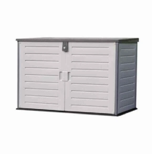 EXTRA LARGE DOUBLE Wheelie Bin Shed Garden Storage 1170L 2 Gas