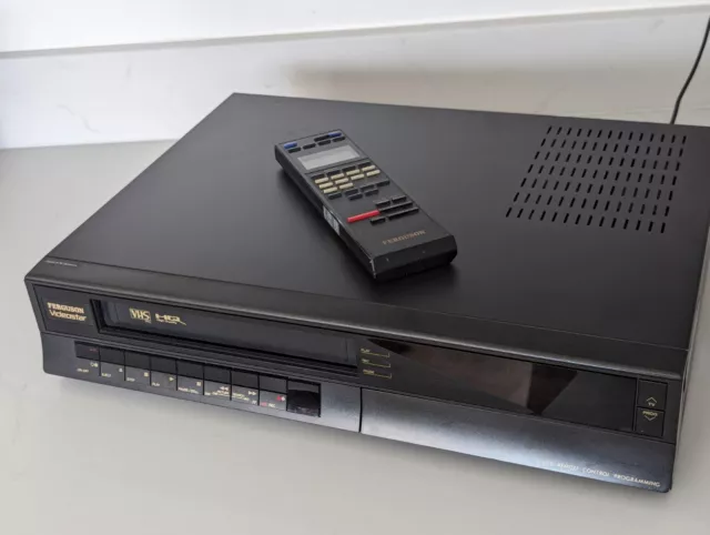 Ferguson Videostar FV 21R Vintage VHS Player/Recorder Made In West Germany Vgc
