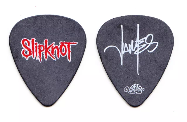 Slipknot Jim Root Signature Black Guitar Pick - 2012 Tour #4