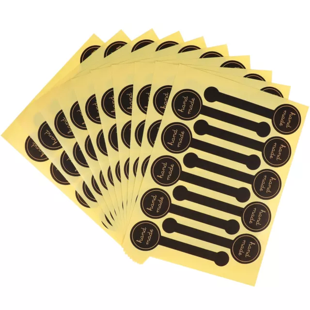 100 Pcs Adhesive Seal Decal Sealing Sticker for Gift Stickers Gifts Applique