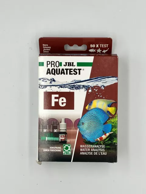 JBL ProAqua Test Kit FE iron aquarium tropical marine fresh & salt water