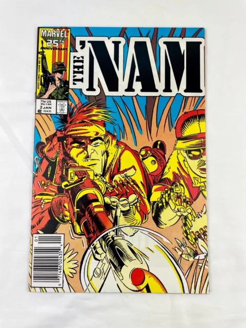 The Nam #2 Marvel Comics 1987 Doug Murray Vietnam War Comic Newsstand Variant