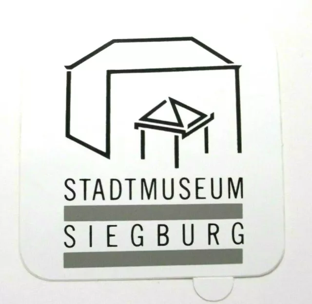 Souvenir-Aufkleber Siegburg Stadtmuseum Geburtshaus Engelbert Humperdinck NRW