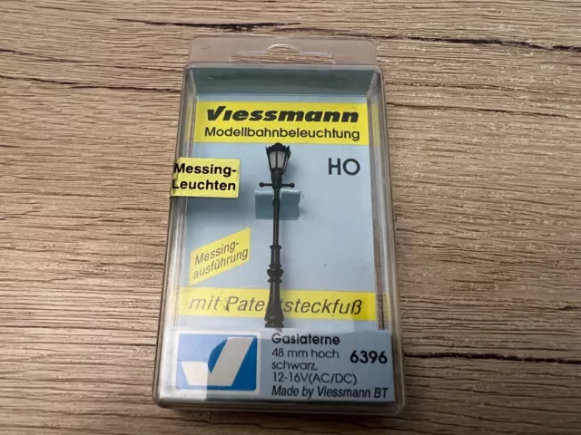 Viessmann 6396 Lanterna a Gas per H0 Ottime Condizioni IN Conf. Orig.