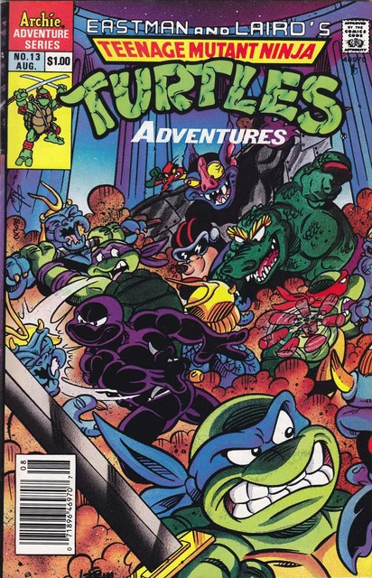 Teenage Mutant Ninja Turtles Adventures (2nd Series) #13 (Newsstand) VF; Archie