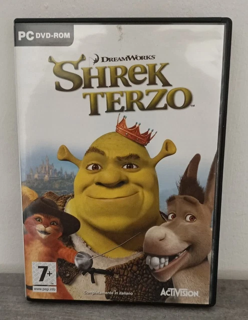 Shrek Computer Cd SHREK THIRD GAME WINDOWS PC CD ROM Best Of Activision Dreamworks ...