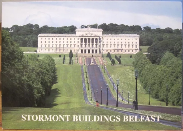 Irische Postkarte STORMONT Parlamentsgebäude BELFAST Nordirland Bamforth