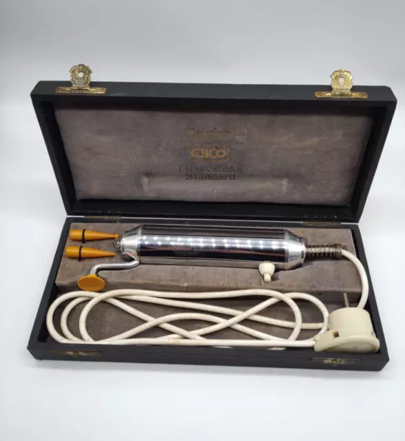#SE1223# Wico antikes Reizstromgerät im Koffer ABSOLUT SELTEN um 1900