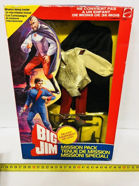 Mattel Big Jim N°9395 – Tenue Mission Pack – Neuf En Boîte 1984