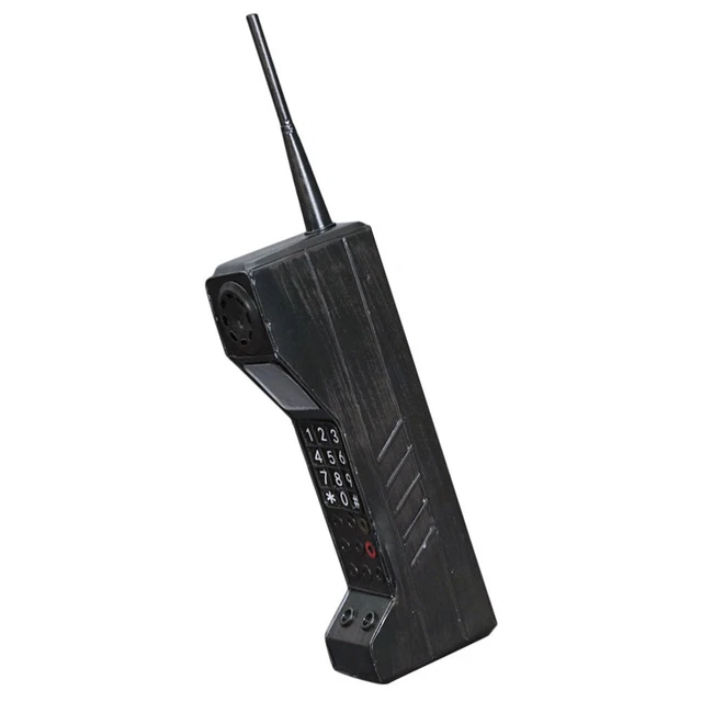 Modello di telefono ferro vintage ufficio telefono mattoni vecchio stile
