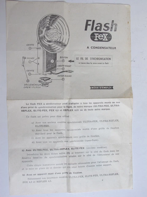 ANCIEN FLASH FEX Avec Etuit EUR 6,50 - PicClick FR