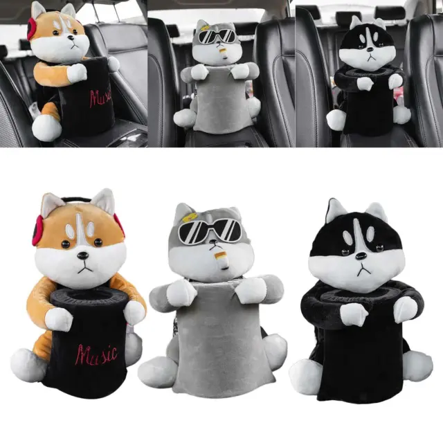 Cartoon Cute Car Tissue Box Shark-shaped Napkin Tissue Paper Holder for  Home Office Car Styling Accessories