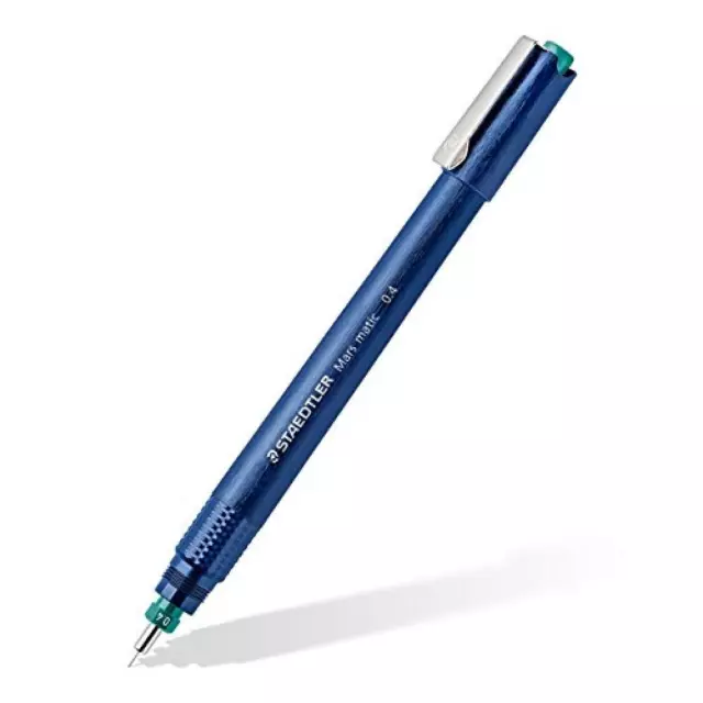 (TG. 0,4 mm) Staedtler 700 04 ST Mars Matic, Penna a Inchiostro di China in Meta