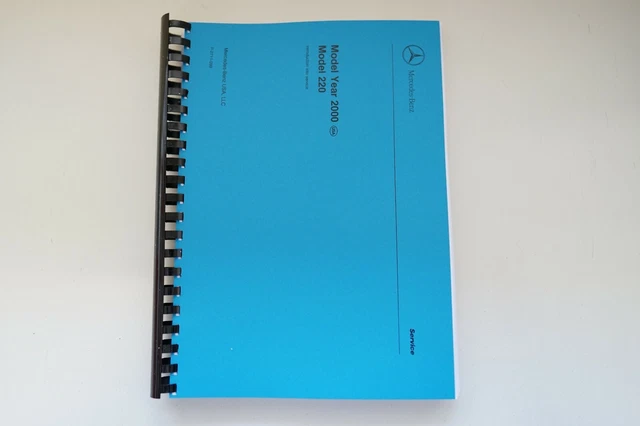 MERCEDES BENZ W220 Model S Class Workshop and Repair Manual £26.99 ...