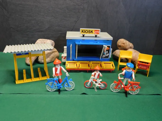 Playmobil ***Rarität*** Kiosk/Fahrradständer 3418-A/1984, ohne OVP!