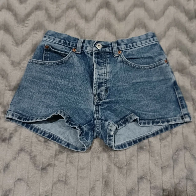 Gap Jeans Womens Size 2 Blue Medium Wash Cotton Button Fly Jean Shorts