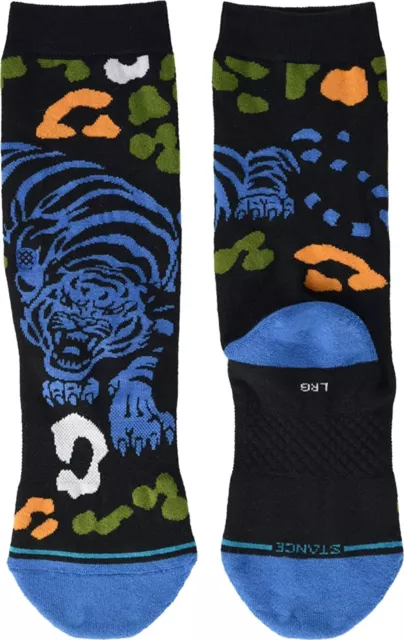 Stance 252945 Kids Leo Tigre Socks Black Size Medium