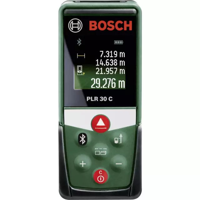 Télémètre laser Bosch Home and Garden PLR 30 C Plage de mesure (max.) (détails)