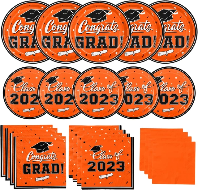 GATHERFUN GRADUATION PARTY Plates and Napkins 2023 Graduation Party