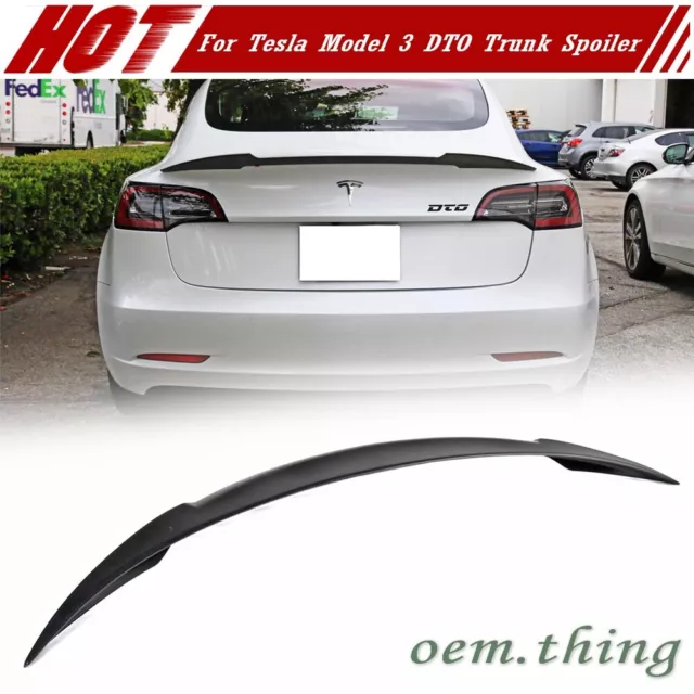 24 Fit For Tesla Model 3 5D DTO Front Bumper Grille Sticker Matte Black