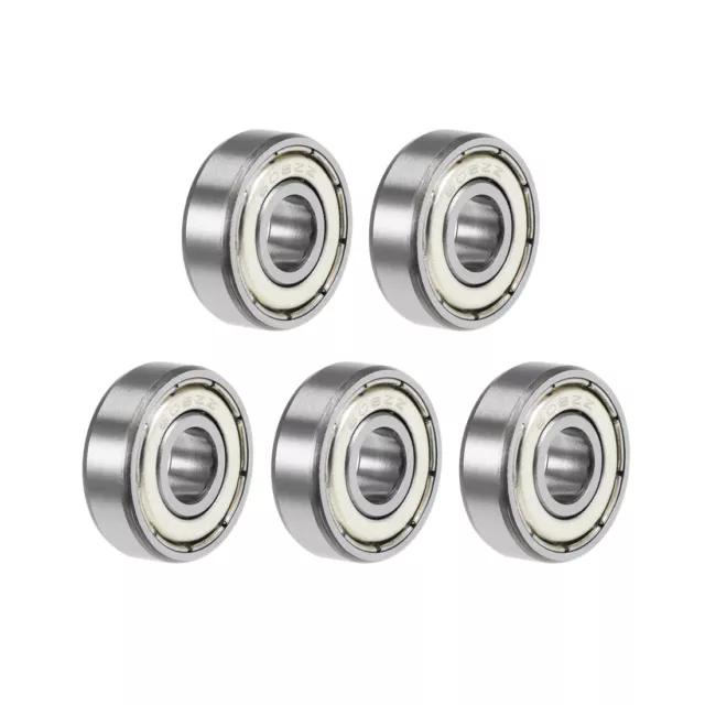 608ZZ Gorge Profonde Bille Roulements 8 x 22 x 7mm Double Chrome Acier Z2 5Pcs