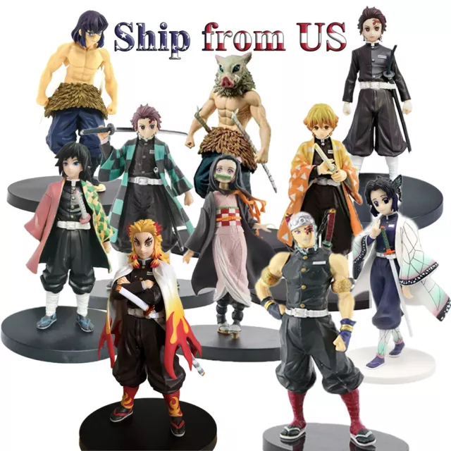 Demon Slayer Kimetsu no Yaiba Hashira Anime Action Figure Figurine Toy Gift BULK