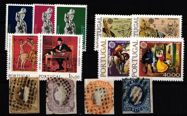 Portugal sehr gutes Lot postfrisch ** MNH und gestempelt used #ZK544