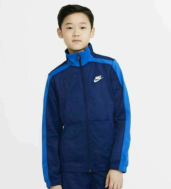Nike Youth Unisex 8-20  Blue Zip-Up Jacket Size L