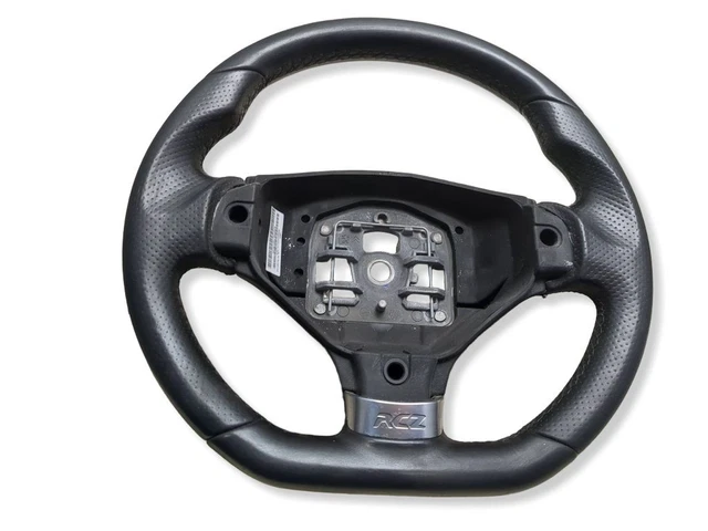 Custom Steering Limited Real Black Italian Leather Steering Wheel Cover For Peugeot 106 (1991-2004)