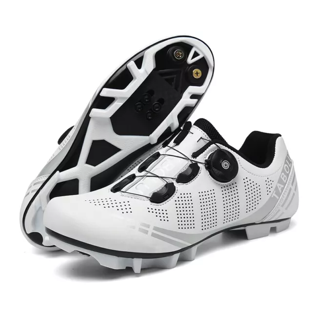 MTB / Road Cycling Shoes Mens Flat Bike Lock Shoes Mountain SPD Bicycle Sneakers