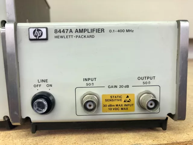 Agilent HP KEYSIGHT 8447A amplifier 0.1 to 400 MHz