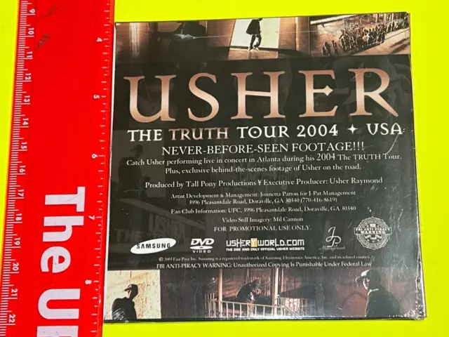 RARE USA PROMO Usher The "Truth" Tour DVD FACTORY Sealed ~ BRAND NEW!!! 3