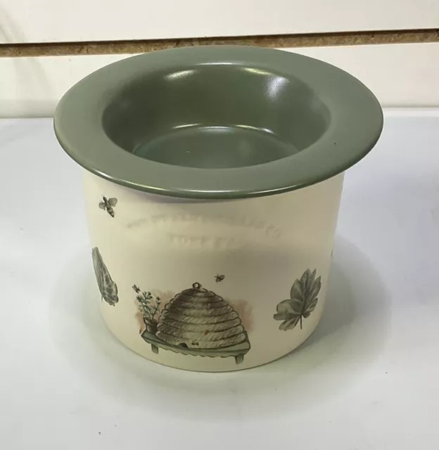 Pfaltzgraff    Naturewood  6" Utensil Crock  & Dip Salsa Insert York, PA EUC