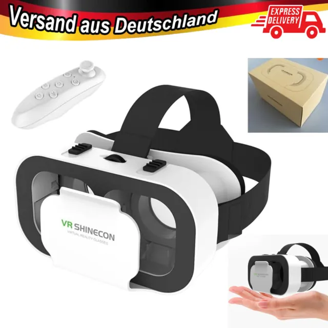 VR Headsets Virtual Reality VR-Brille 3D-Brille die 4.7-6 Zoll mit Fernbedienung