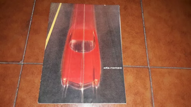 Brochure Advertisement Alfa Romeo 2000 Berlina Spider Dauphine Giulietta Sprint