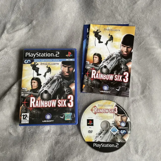 PS2 Tom Clancy's Rainbow Six 3 Complete With Manual Sony PlayStation 2 UK PAL