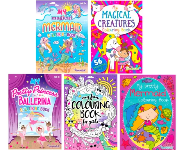 Childrens Colouring Books Kids Activity Books Colouring Books For Girls A4