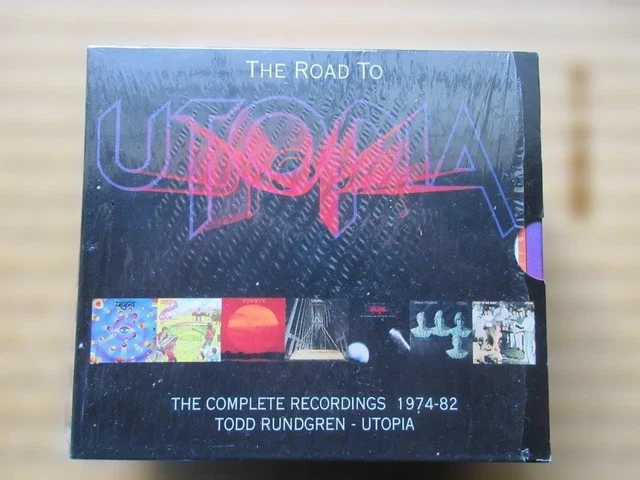 RARE TODD RUNDGREN and Utopia The Road To Utopia CD Box Set Out Of
