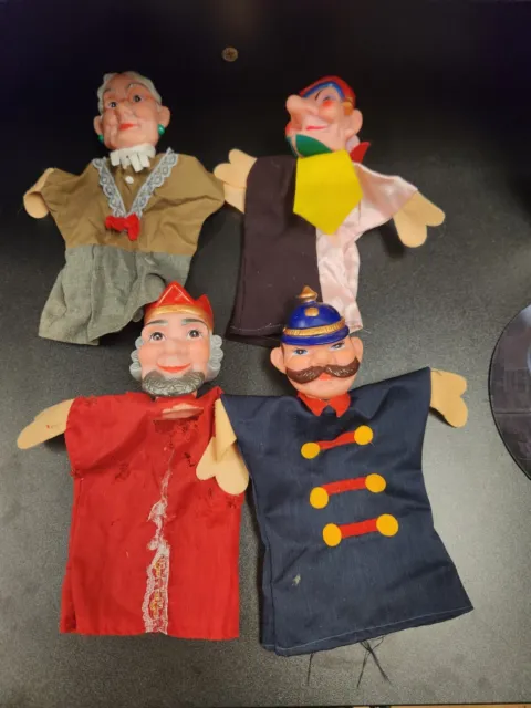 Mr. Rogers Neighborhood Hamd Puppets Lot Of 4
