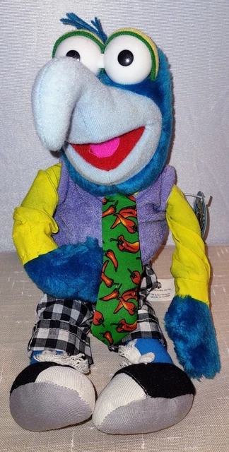 Vintage 80's Original Jim Hensons Muppets GONZO Nanco Stuffed Plush Doll 14" NWT