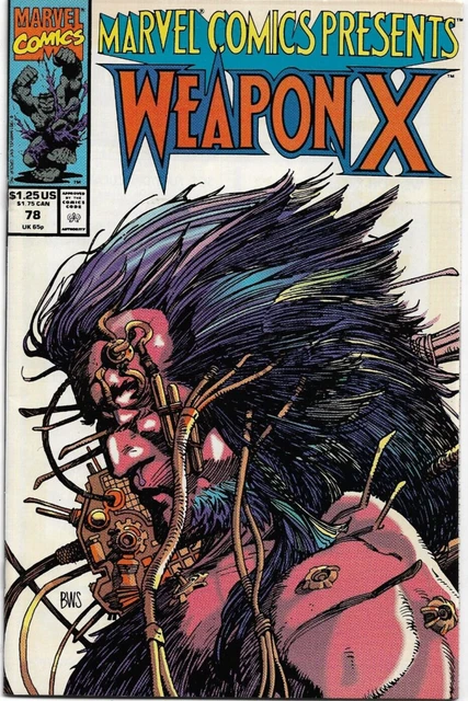 Marvel Comics Presents#78 Vf/Nm 1991 Weapon X Wolverine Comics