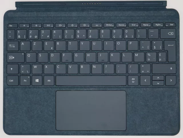 Clavier Microsoft Surface Go Signature Type Cover AZERTY Belge - Bleu Cobalt