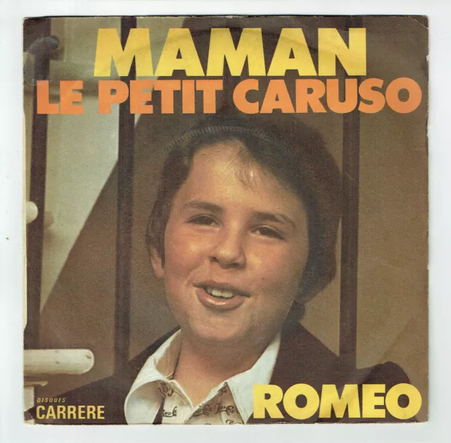 Romeo Disco Vinile 45 Giri 7 " Mamma - Piccolo Caruso - Carrere 49036 F Ridotto